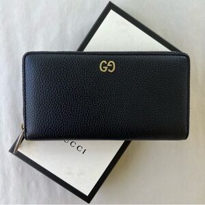 Authentic Gucci Dorian wallet black silver